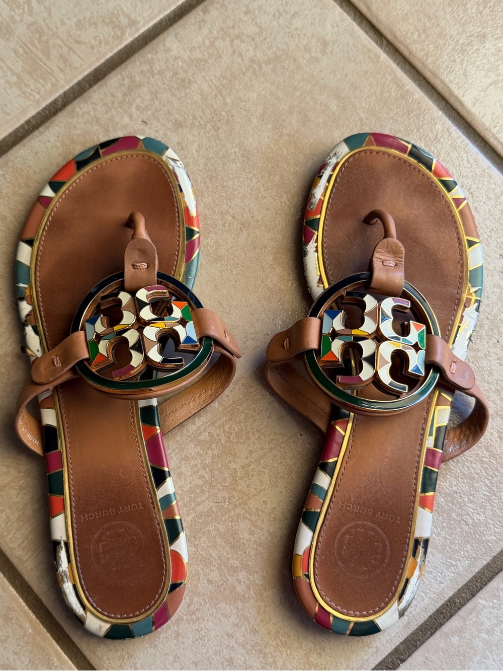 Tory Burch Miller Sandals Size 6